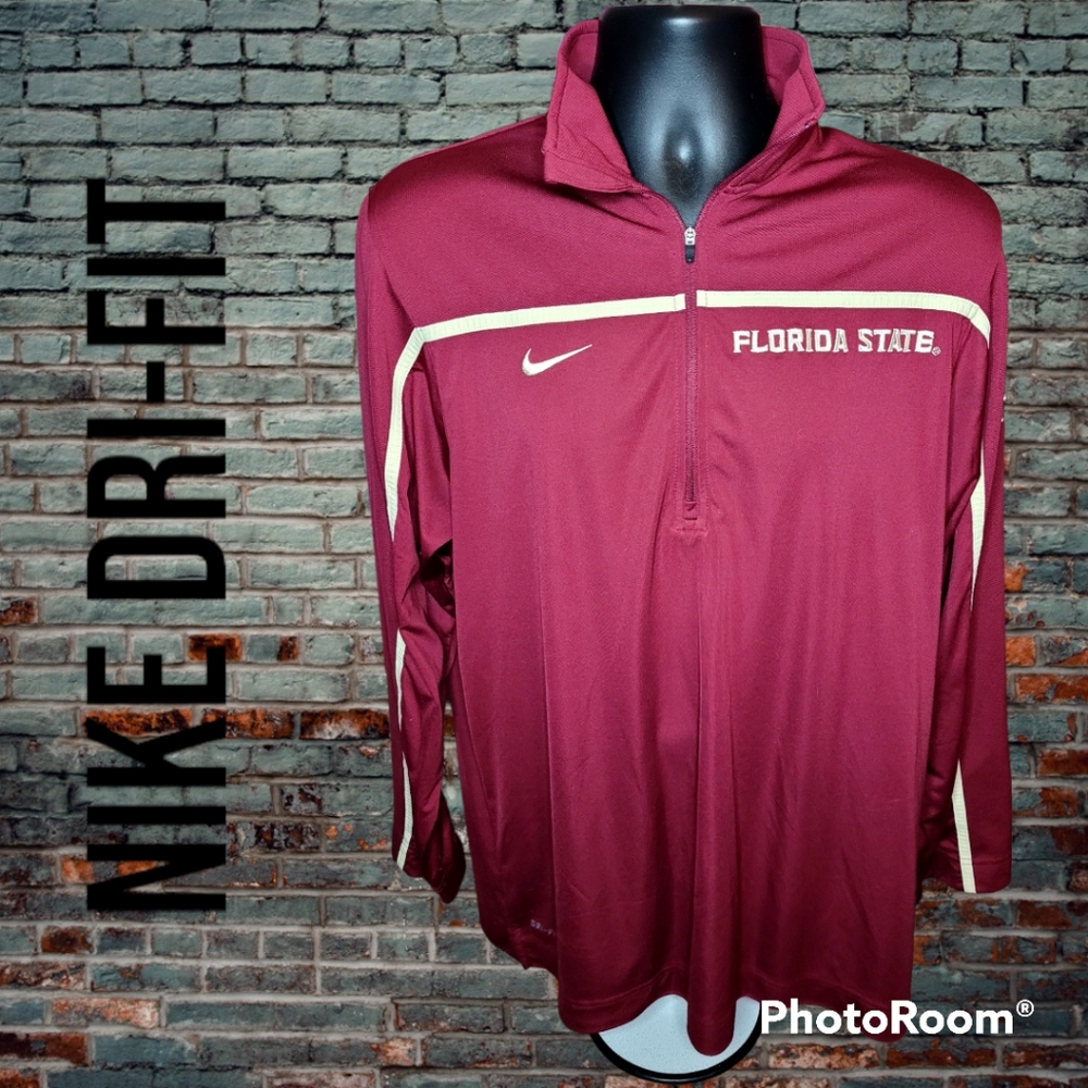 Seminoles Unisex Nike Dri-Fit Athletic Longsleeve Sz M